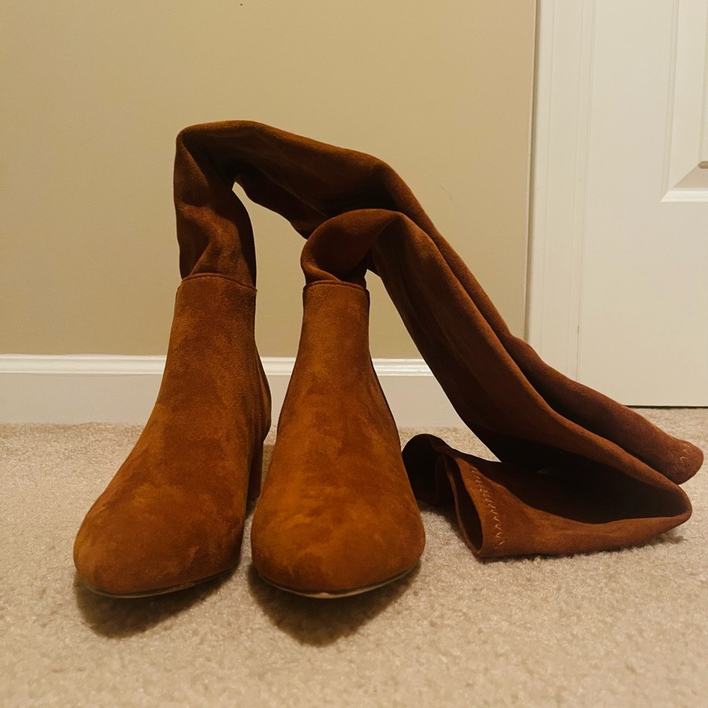 Brown Suede Women's Boots